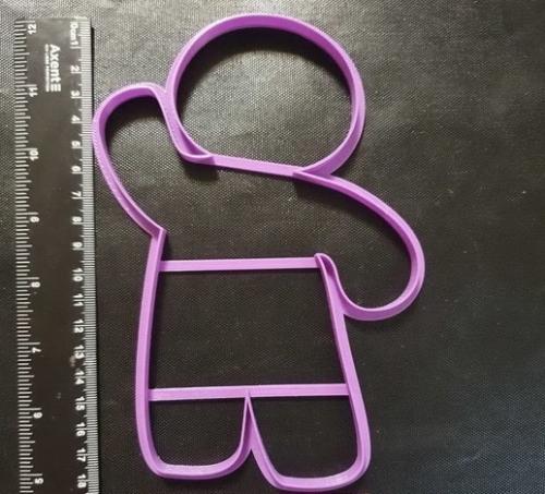 Вирубка пластикова Чоловічок №2 18 см